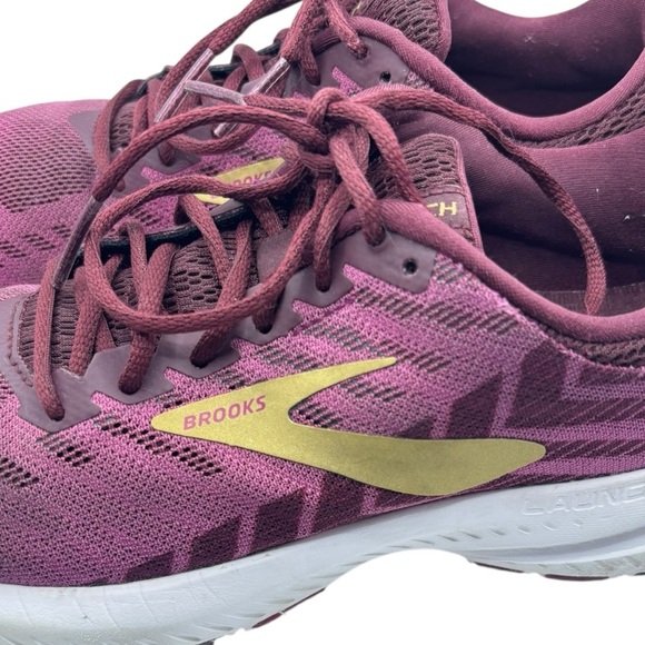 Brooks 7 Launch 6 Women's Running Shoes Size 6.5 Burgundy Purple Pink Sneakers - Picture 13 of 16